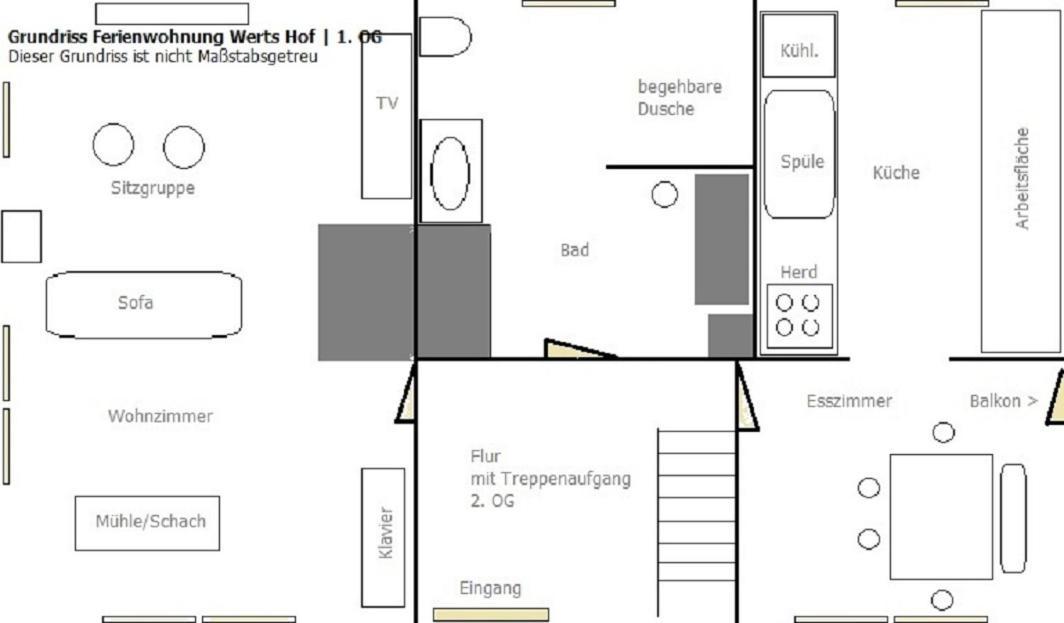 Willa Werts Hof Ferienwohnen Rauschenberg Pokój zdjęcie